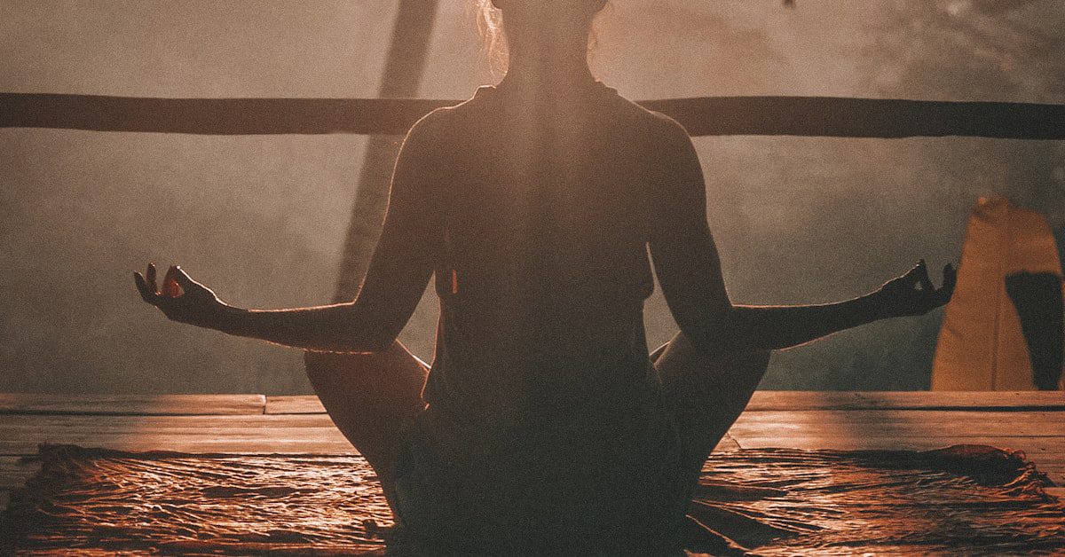 Calm mindfulness meditation scene representing hope and clarity in OCD treatment